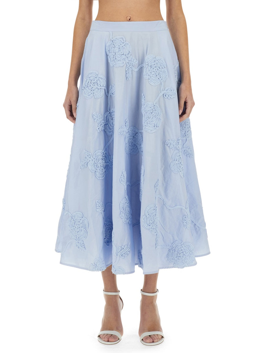 Rotate Birger Christensen Skirts - White, Light Blue | Wanan Luxury