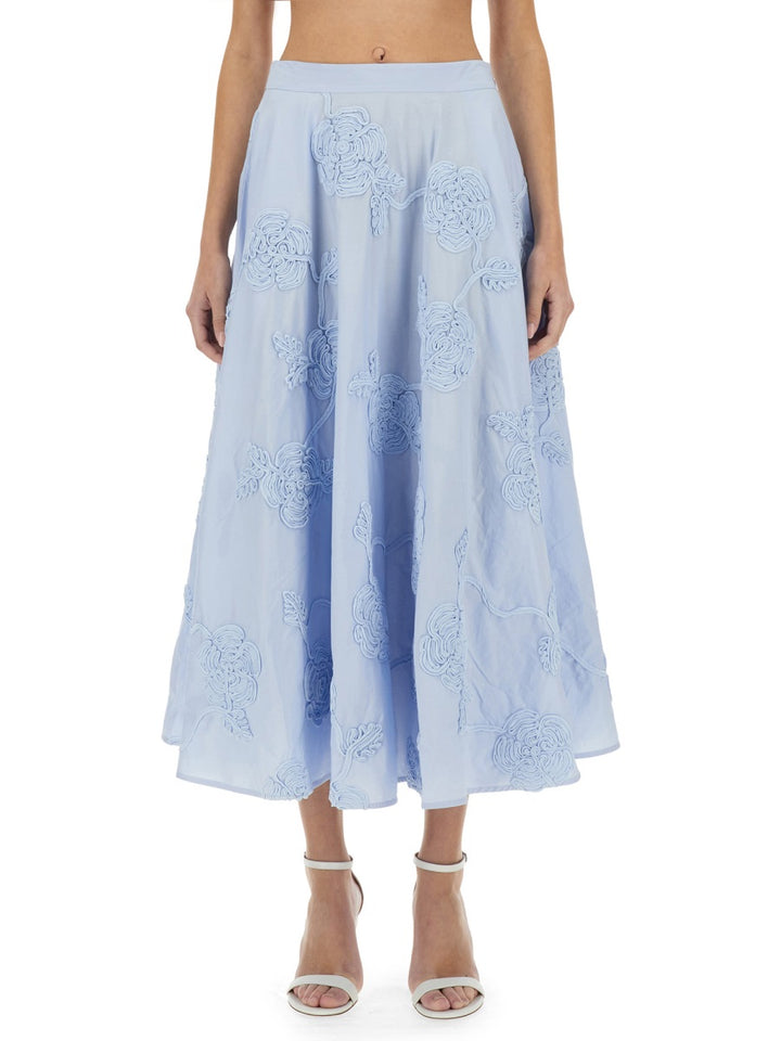 Rotate Birger Christensen Skirts - White, Light Blue | Wanan Luxury