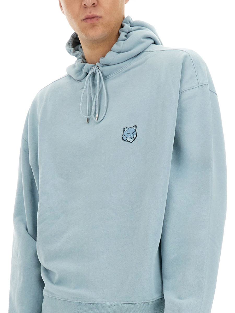 Maison Kitsuné Sweatshirts - White, Light Blue | Wanan Luxury