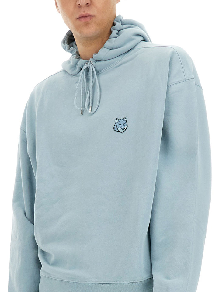 Maison Kitsuné Sweatshirts - White, Light Blue | Wanan Luxury
