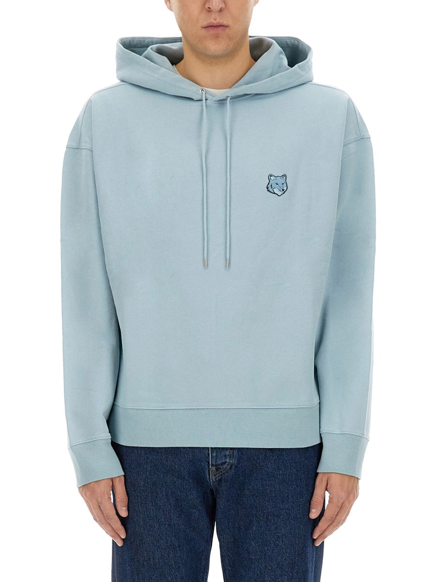 Maison Kitsuné Sweatshirts - White, Light Blue | Wanan Luxury