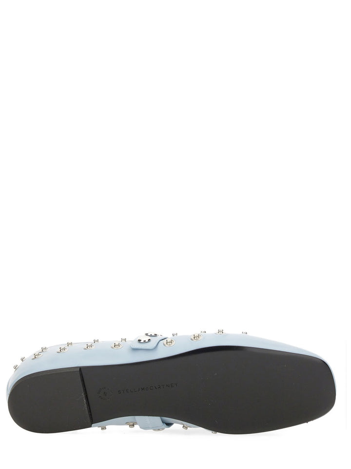 Stella McCartney Flat Shoes - White, Light Blue | Wanan Luxury