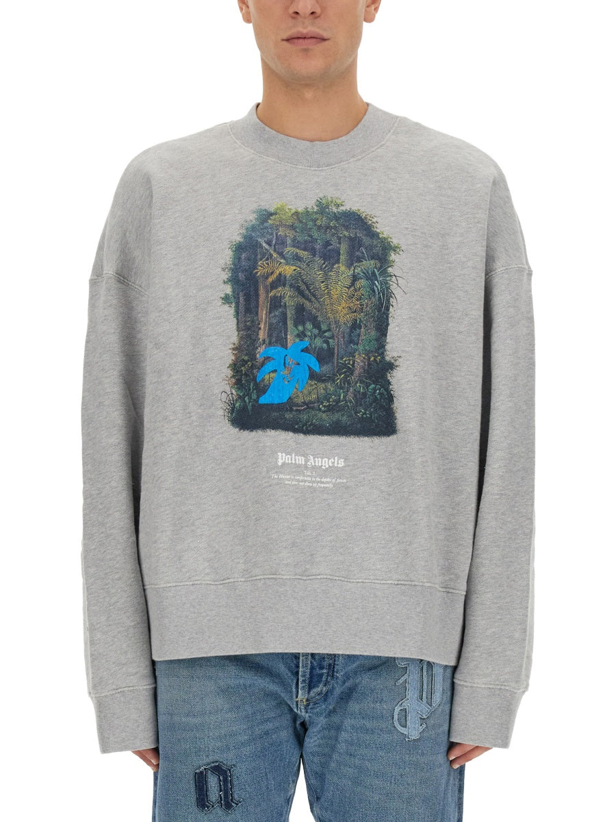 Palm Angels Sweatshirts - Grey | Wanan Luxury