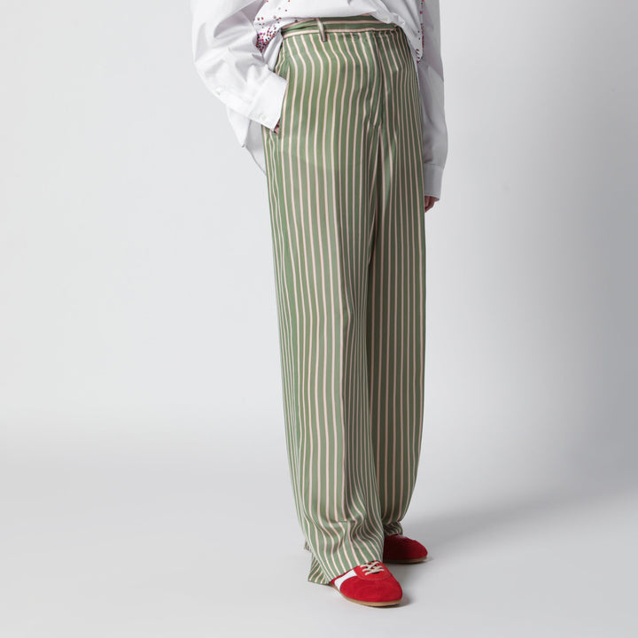 Dries Van Noten Pants - Green | a8f7a3368fb455b23e3f6f3bd5e4206be2c9ccf8