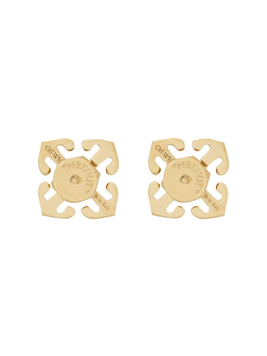 Off-White Earrings - Gold | Wanan Luxury
