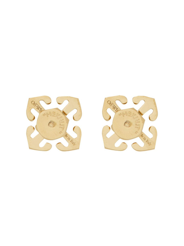 Off-White Earrings - Gold | Wanan Luxury