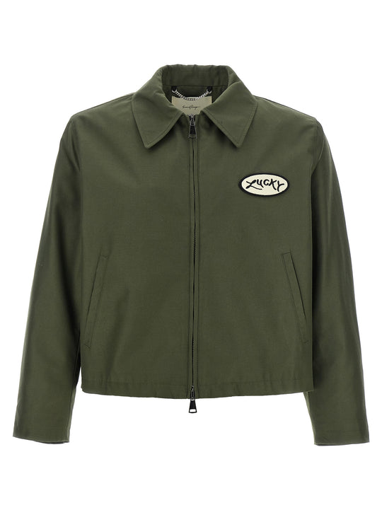 Lucky Station Puffer Jackets Green