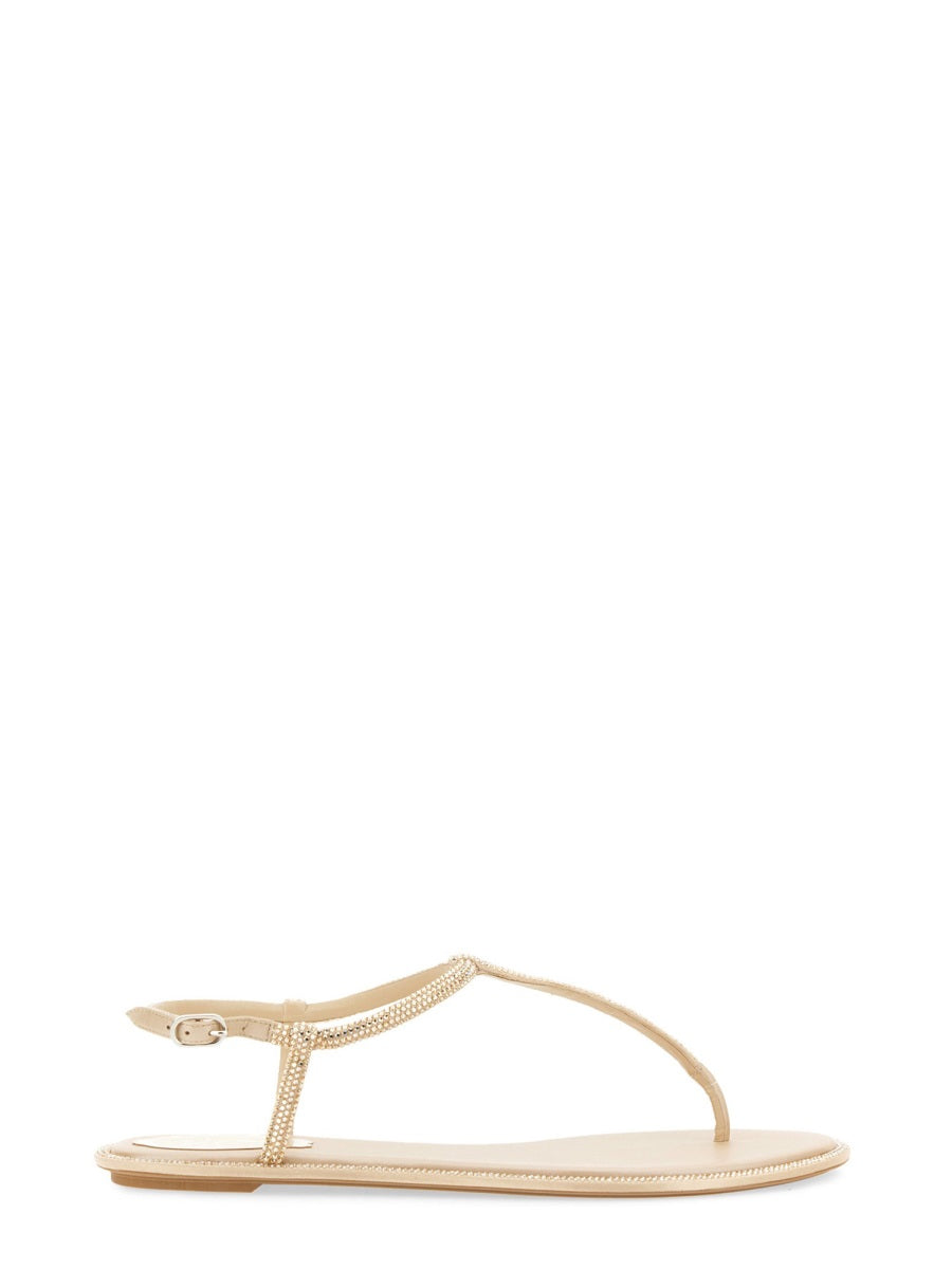 Rene Caovilla Sandals - Gold | b685e5548140b65a0407b2ef63c6e29decf1694d