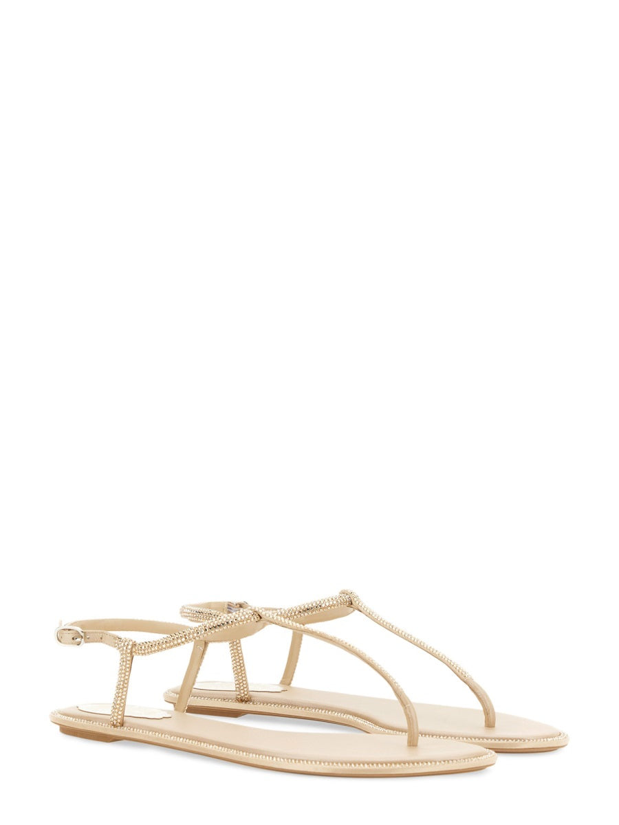 Rene Caovilla Sandals - Gold | 9942e547cf26b840dd8a44a2901fa8ce2f5d36d1