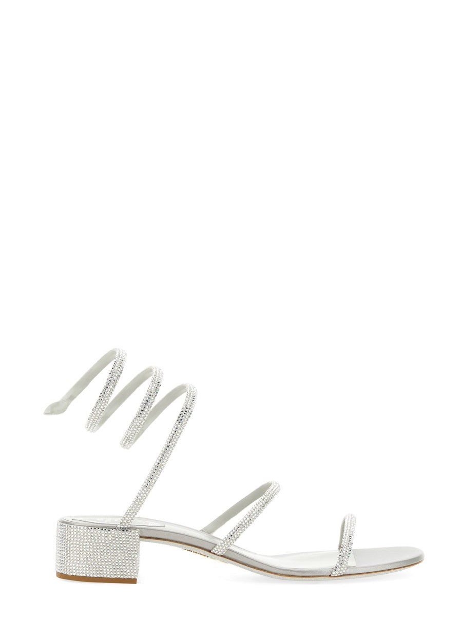 René Caovilla Sandals - Silver | Wanan Luxury