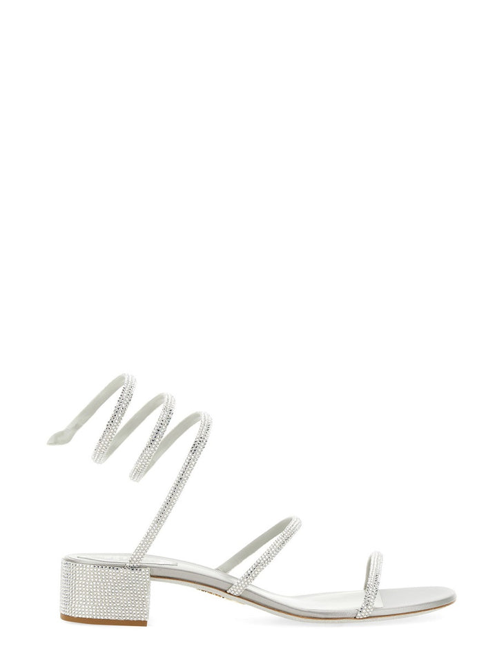 René Caovilla Sandals - Silver | Wanan Luxury