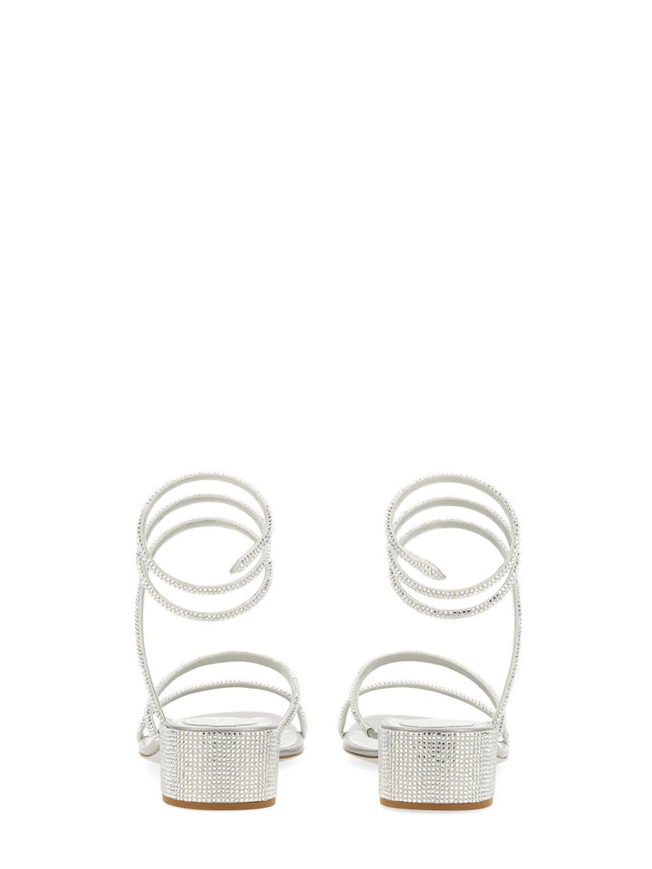 René Caovilla Sandals - Silver | Wanan Luxury