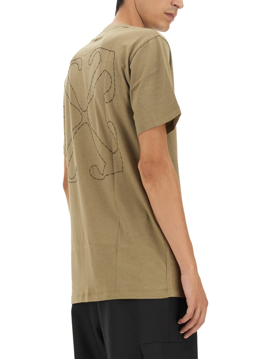 Off-White T shirts - Beige | Wanan Luxury