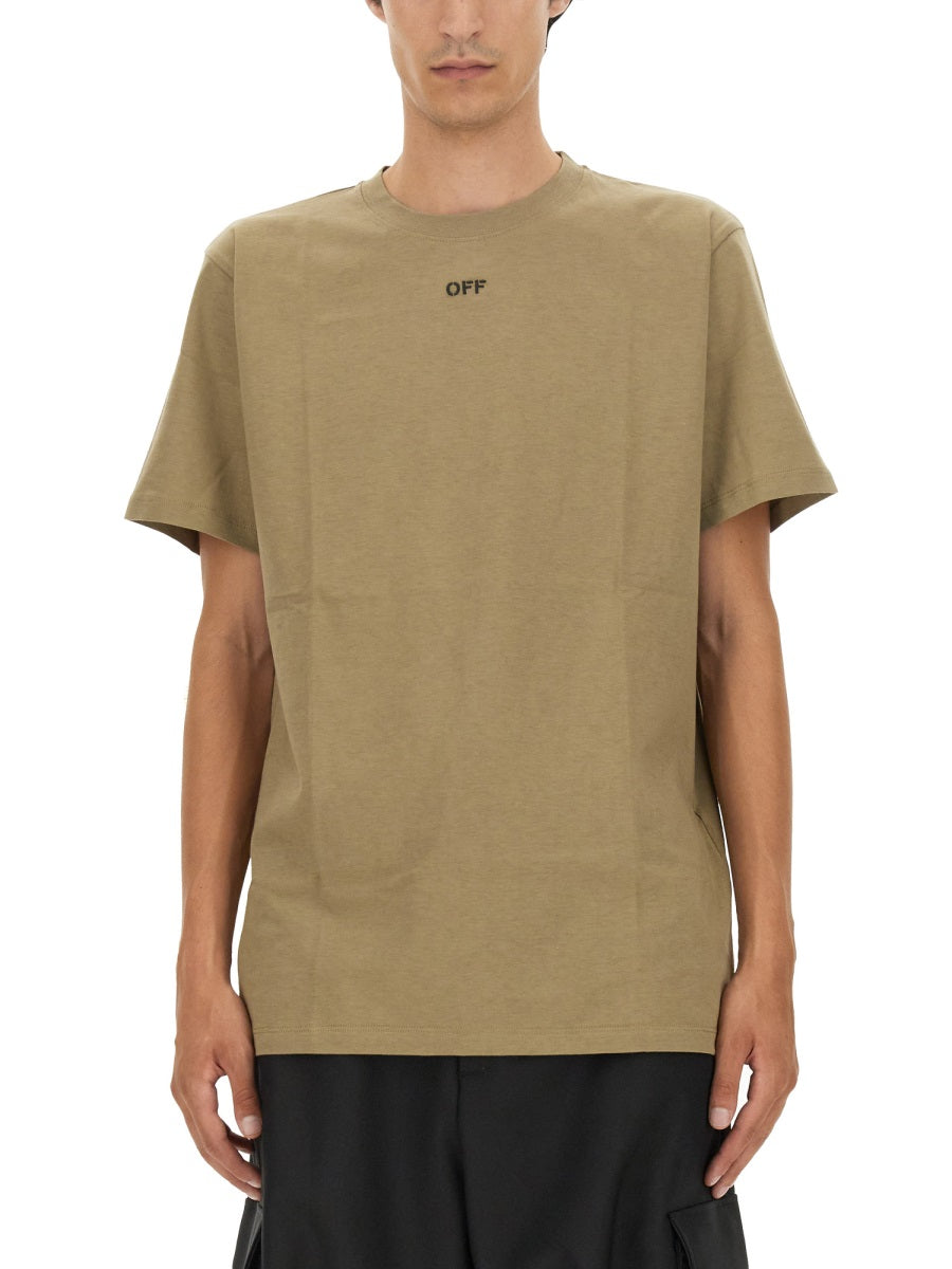 Off-White T shirts - Beige | Wanan Luxury