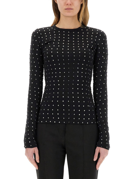 "Negus" Top With Crystals