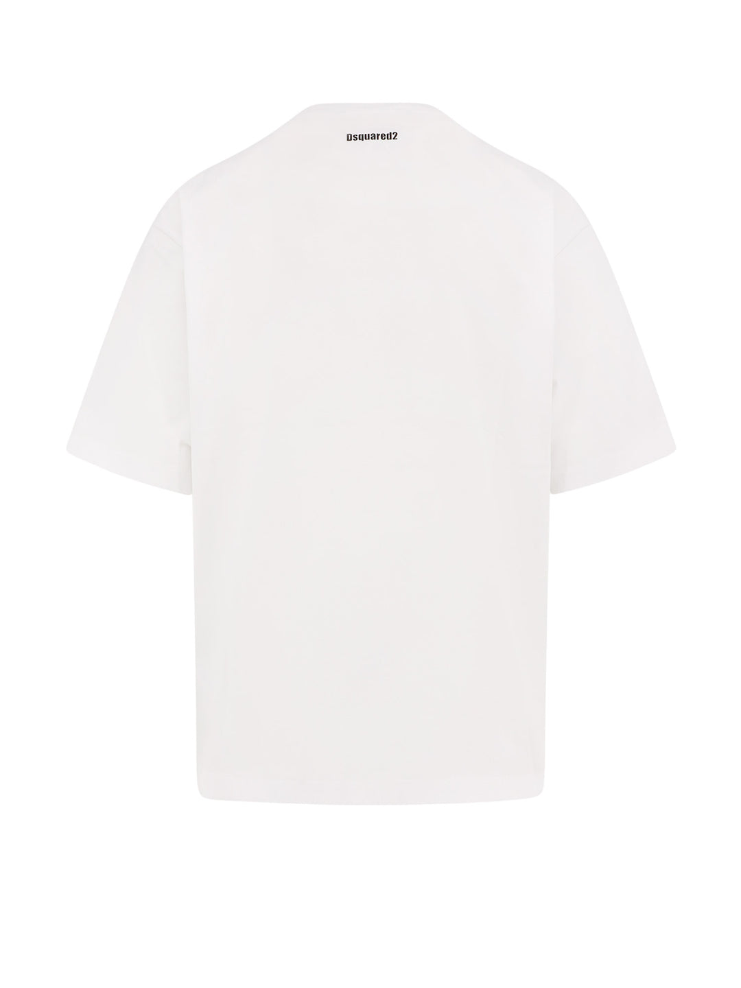 Dsquared2 T-shirts and Polos - White + Black Print | 51a5fa21795fdbe77078b8dfa540a341e1978f1d