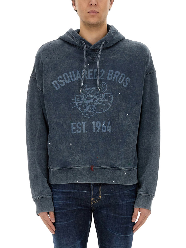 Dsquared2 Sweatshirts - Blue | Wanan Luxury