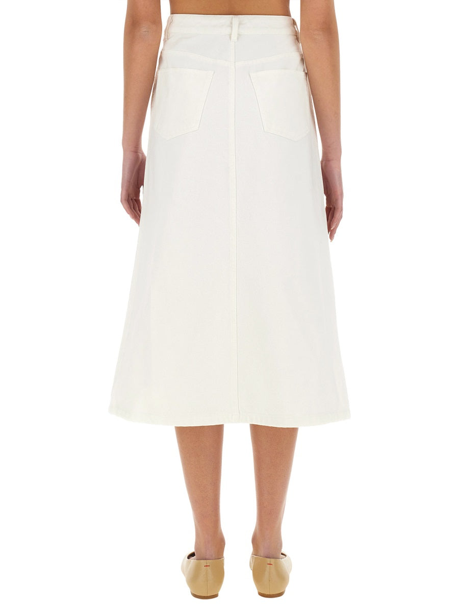 A.P.C. Skirts - White | Wanan Luxury