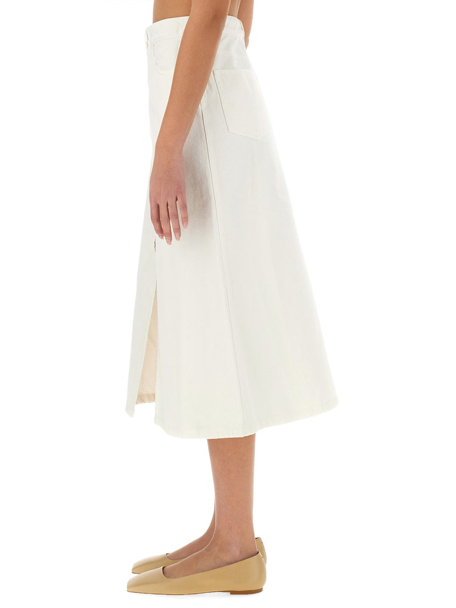 A.P.C. Skirts - White | Wanan Luxury