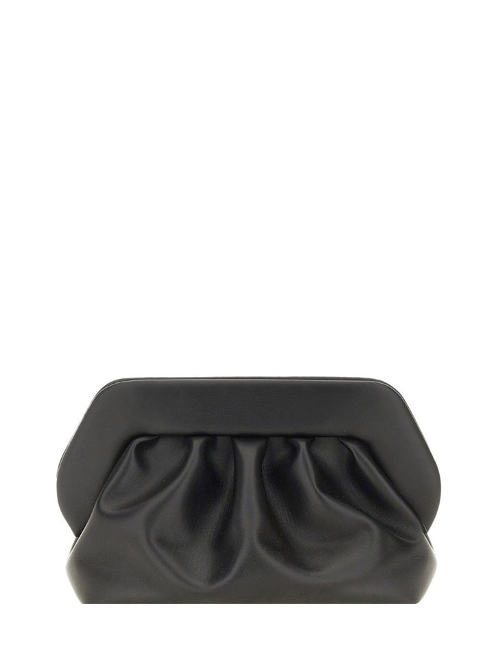 Themoirè Clutch Bags - Black | Wanan Luxury