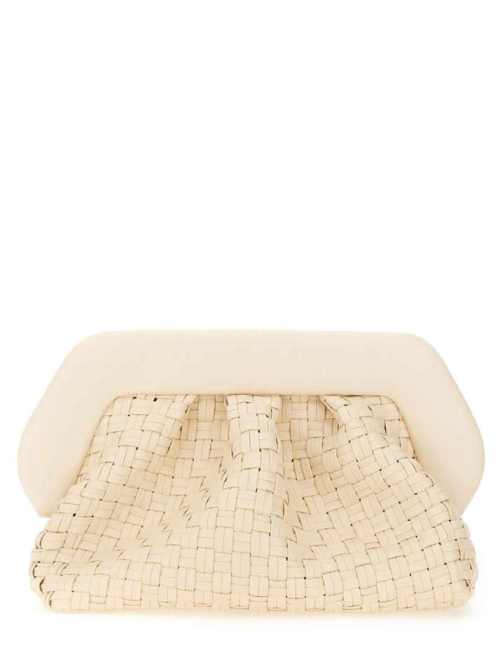 Themoirè Clutch Bags - White | Wanan Luxury