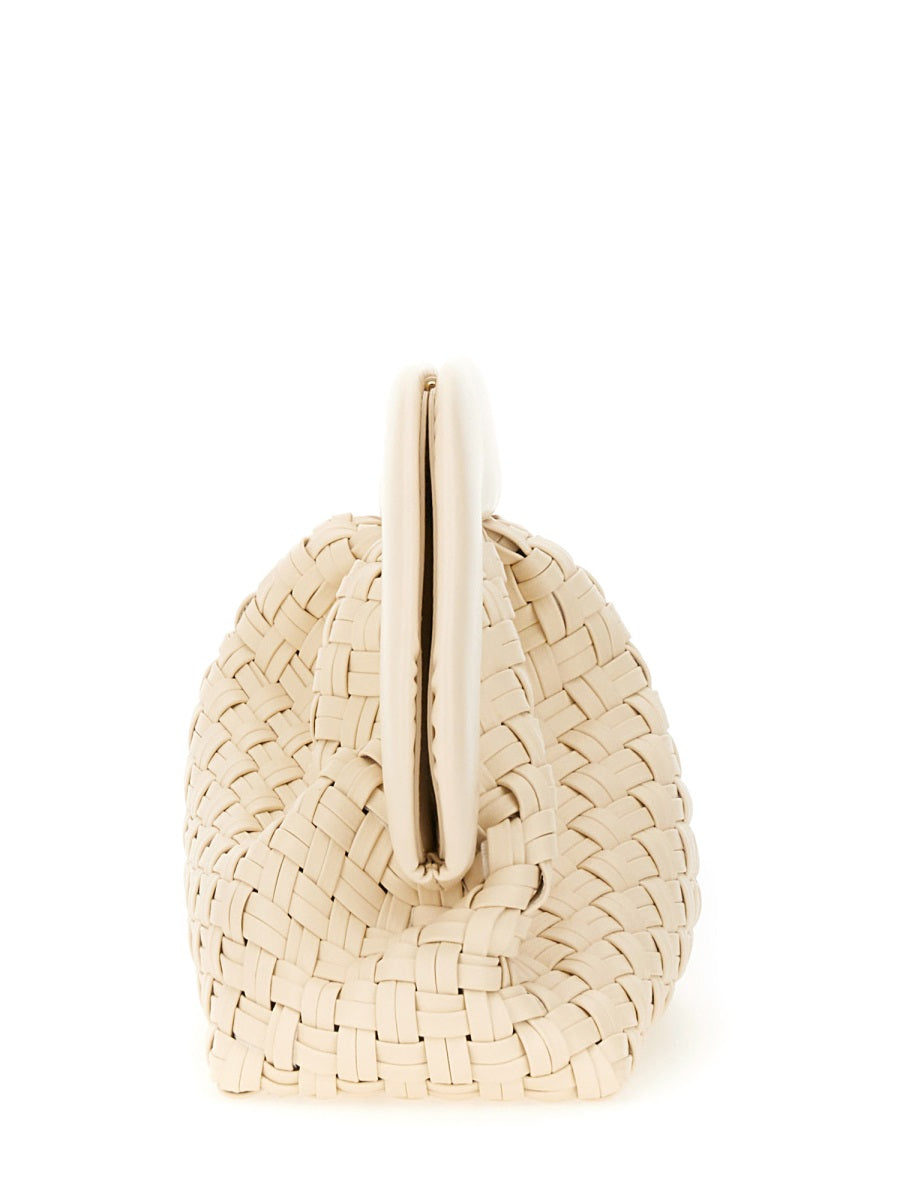 Themoirè Clutch Bags - White | Wanan Luxury