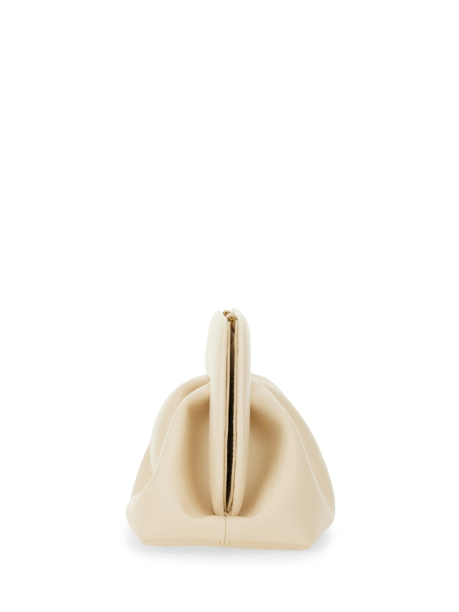 Themoirè Clutch Bags - White | Wanan Luxury