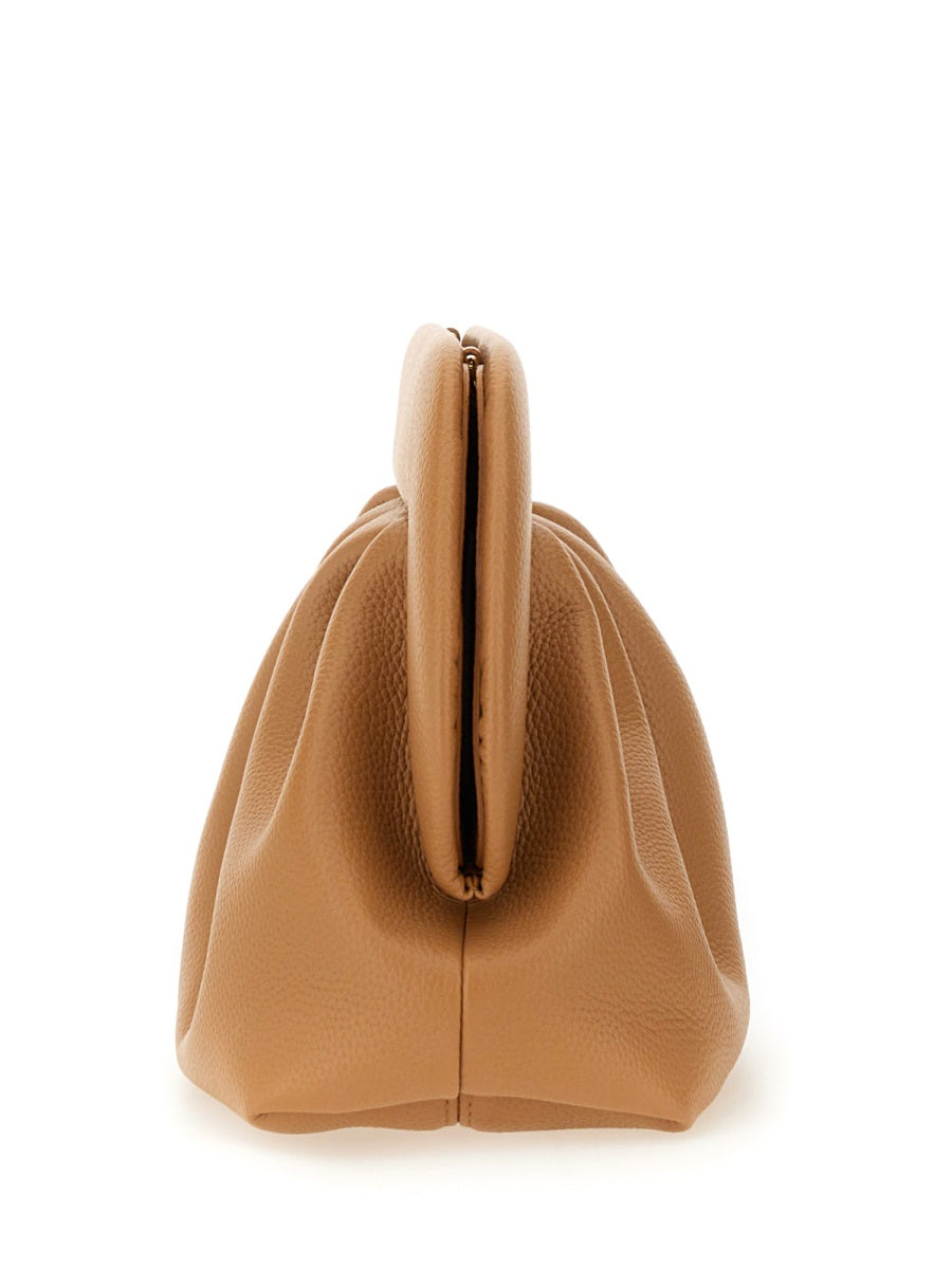 Themoirè Clutch Bags - Beige | Wanan Luxury