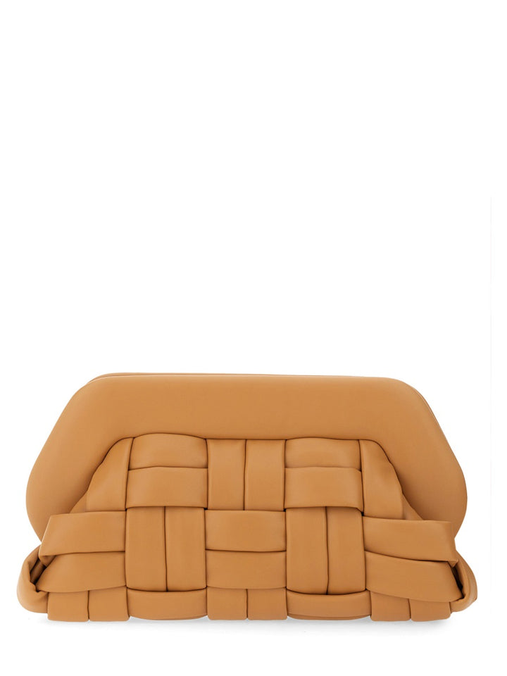 Themoirè Clutch Bags - Brown | Wanan Luxury