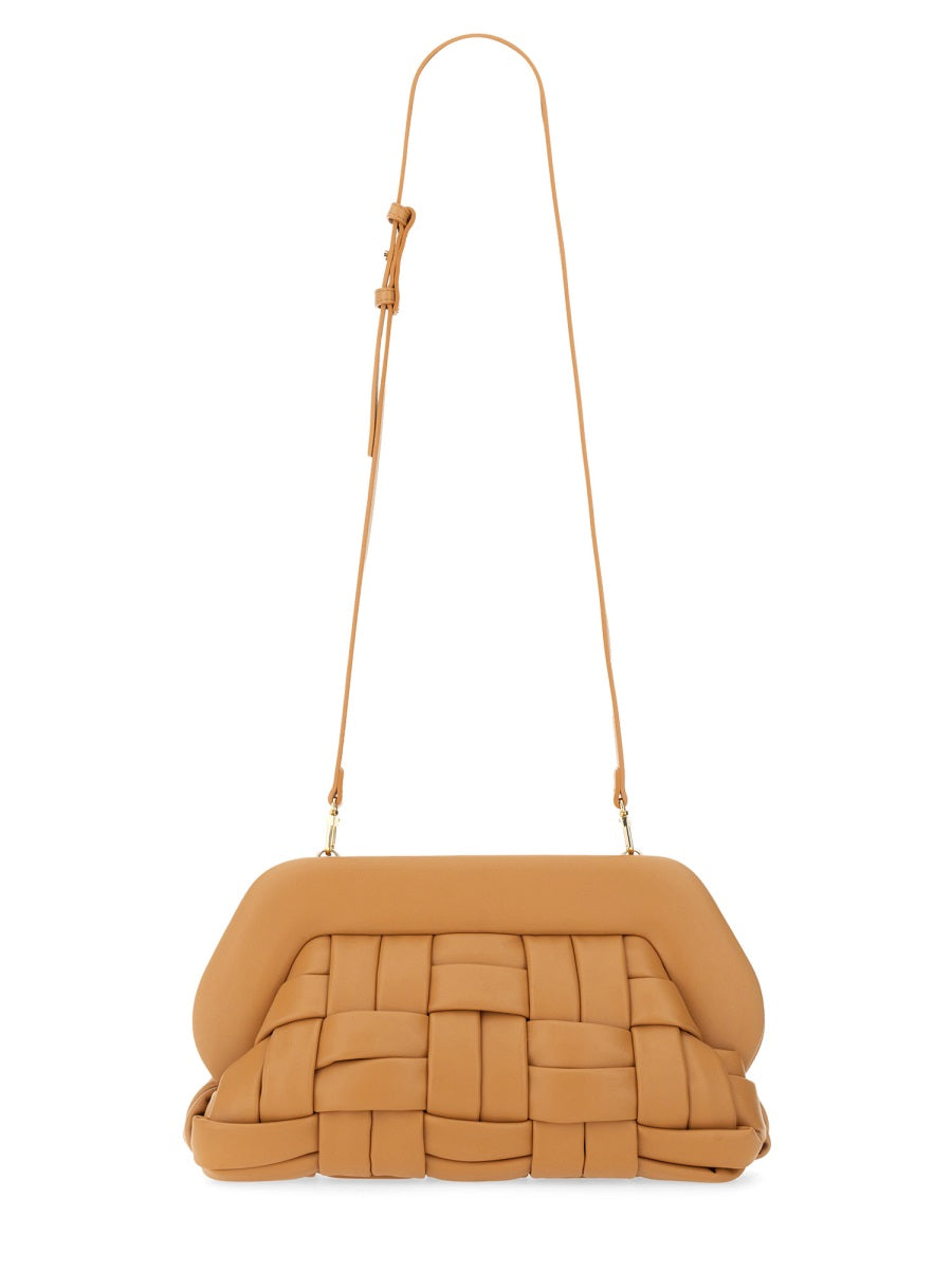 Themoirè Clutch Bags - Brown | Wanan Luxury