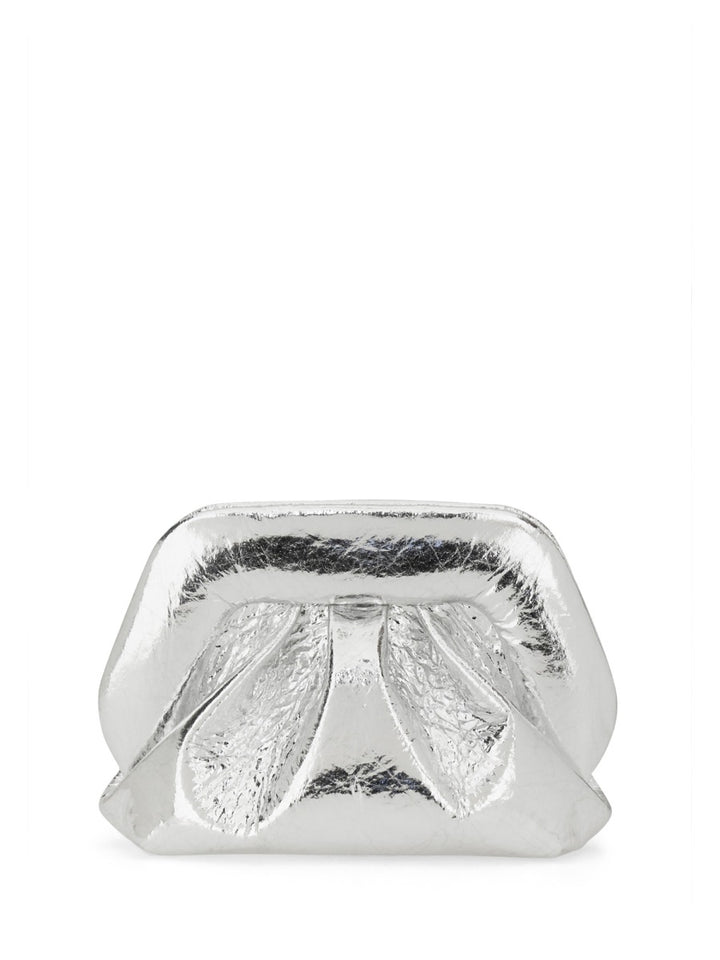 Themoirè Clutch Bags - Silver | Wanan Luxury