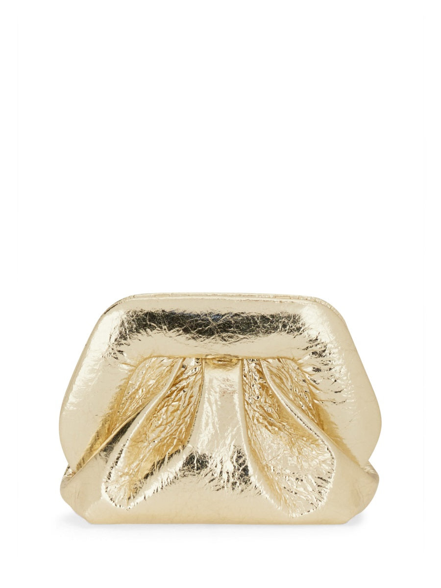 Themoirè Clutch Bags - Gold | Wanan Luxury