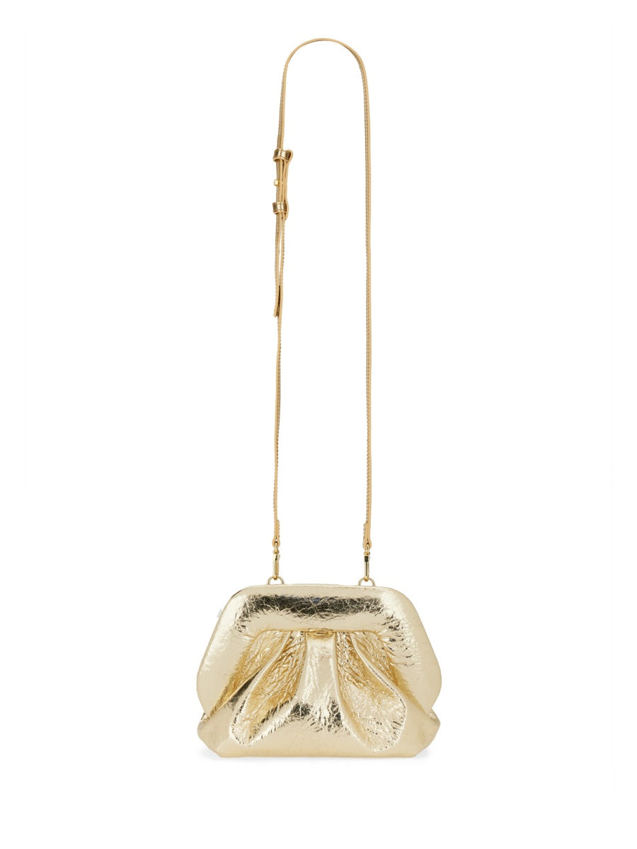 Themoirè Clutch Bags - Gold | Wanan Luxury