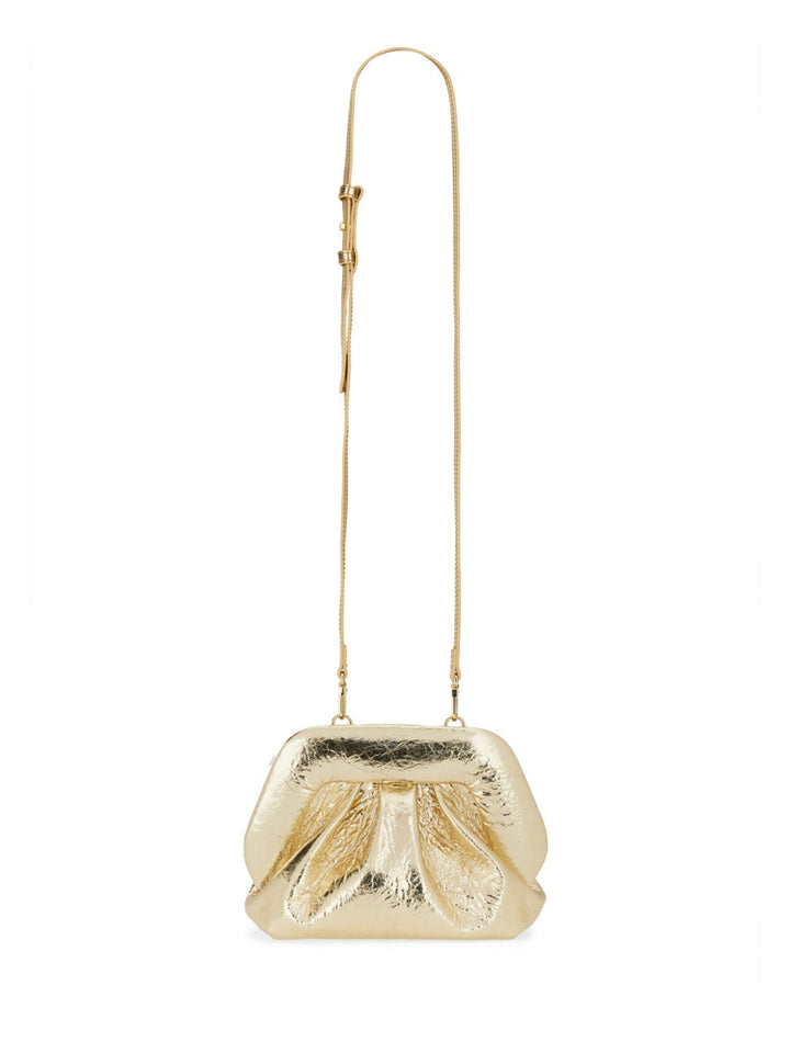 Themoirè Clutch Bags - Gold | Wanan Luxury