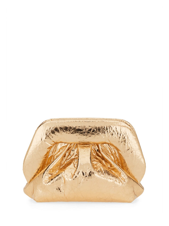 Themoirè Clutch Bags - Gold | Wanan Luxury