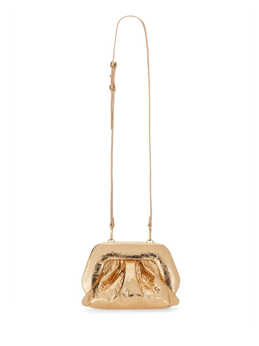 Themoirè Clutch Bags - Gold | Wanan Luxury
