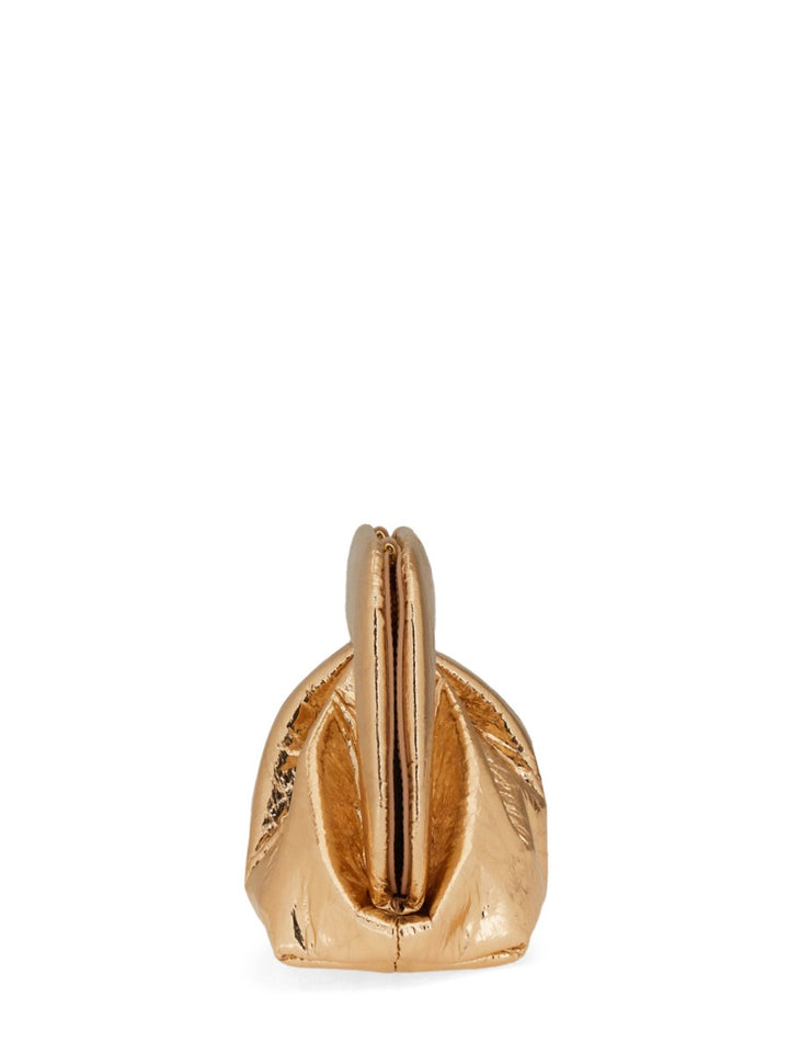 Themoirè Clutch Bags - Gold | Wanan Luxury