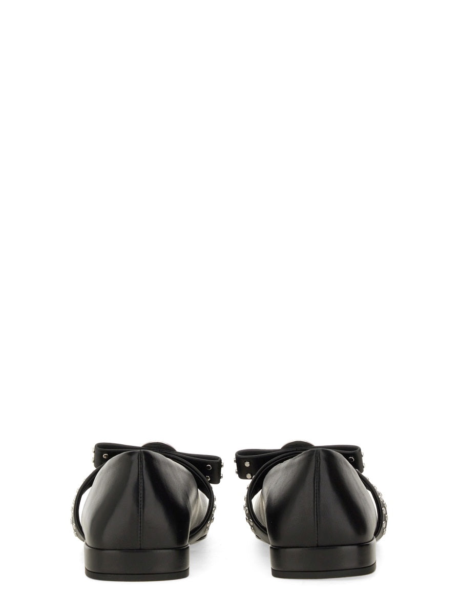 Versace Flat Shoes - Black | Wanan Luxury