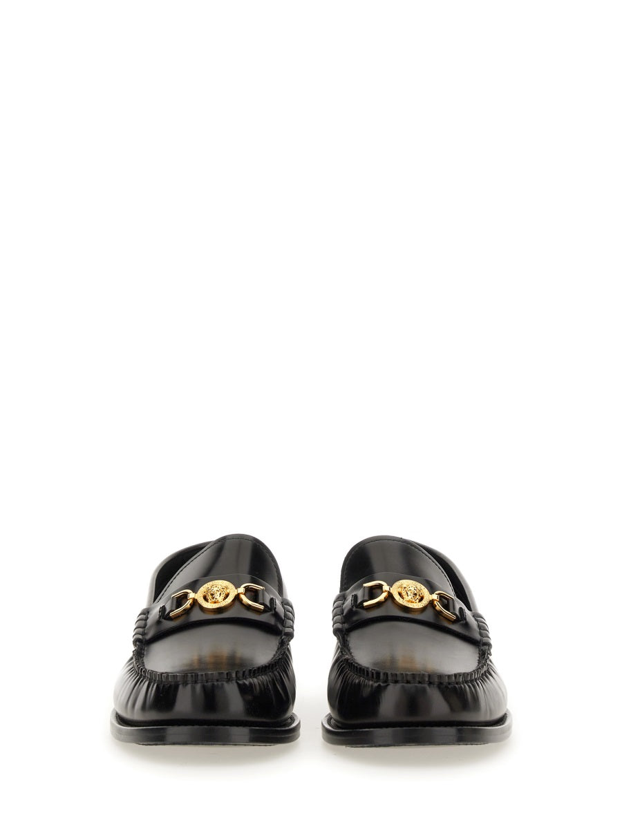 Versace Loafers - Black | Wanan Luxury