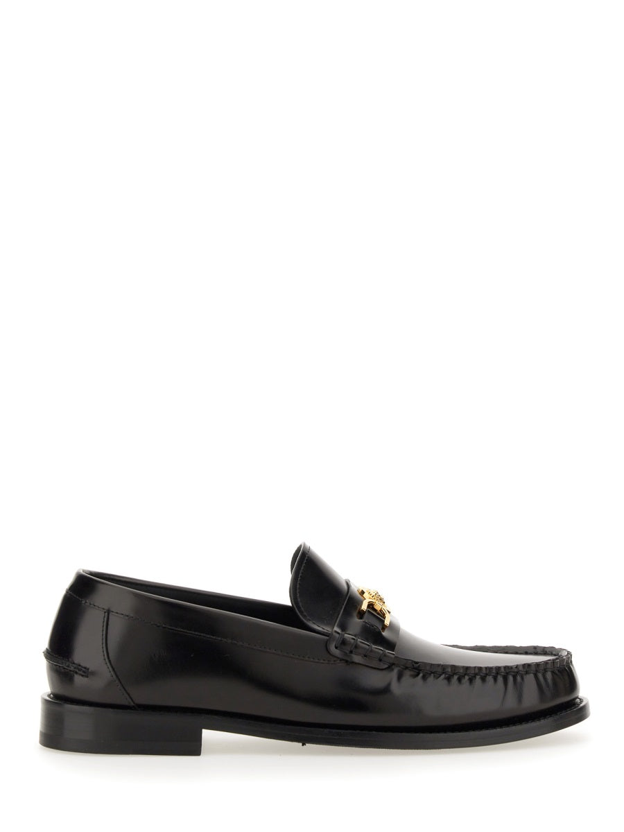 Versace Loafers - Black | Wanan Luxury
