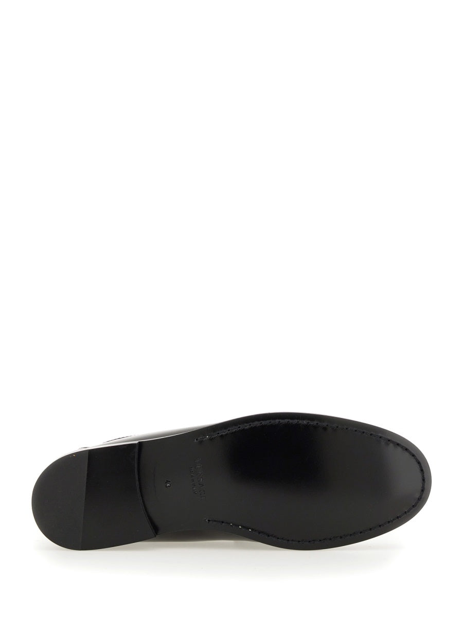 Versace Loafers - Black | Wanan Luxury