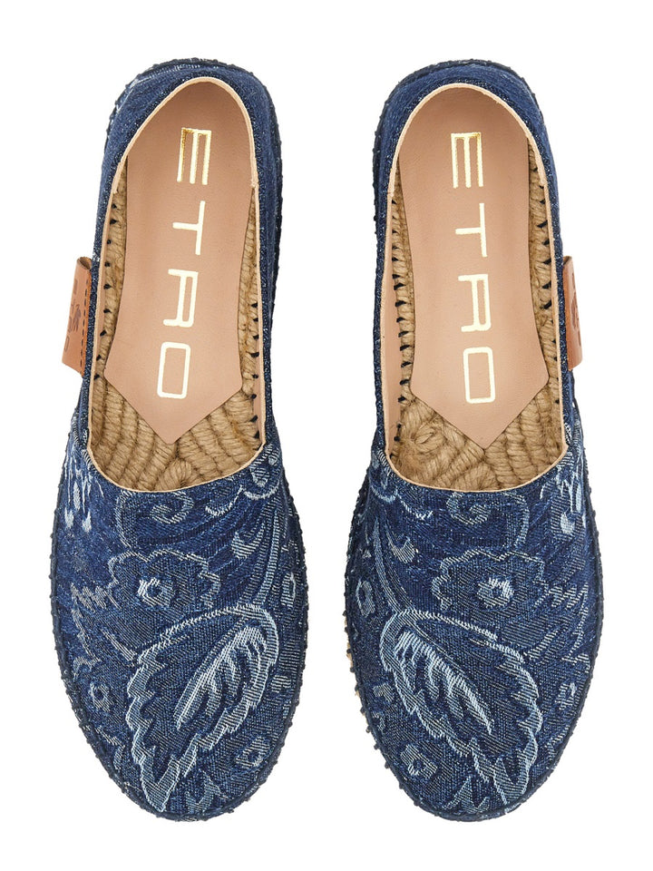 Etro Flat Shoes - Blue | Wanan Luxury