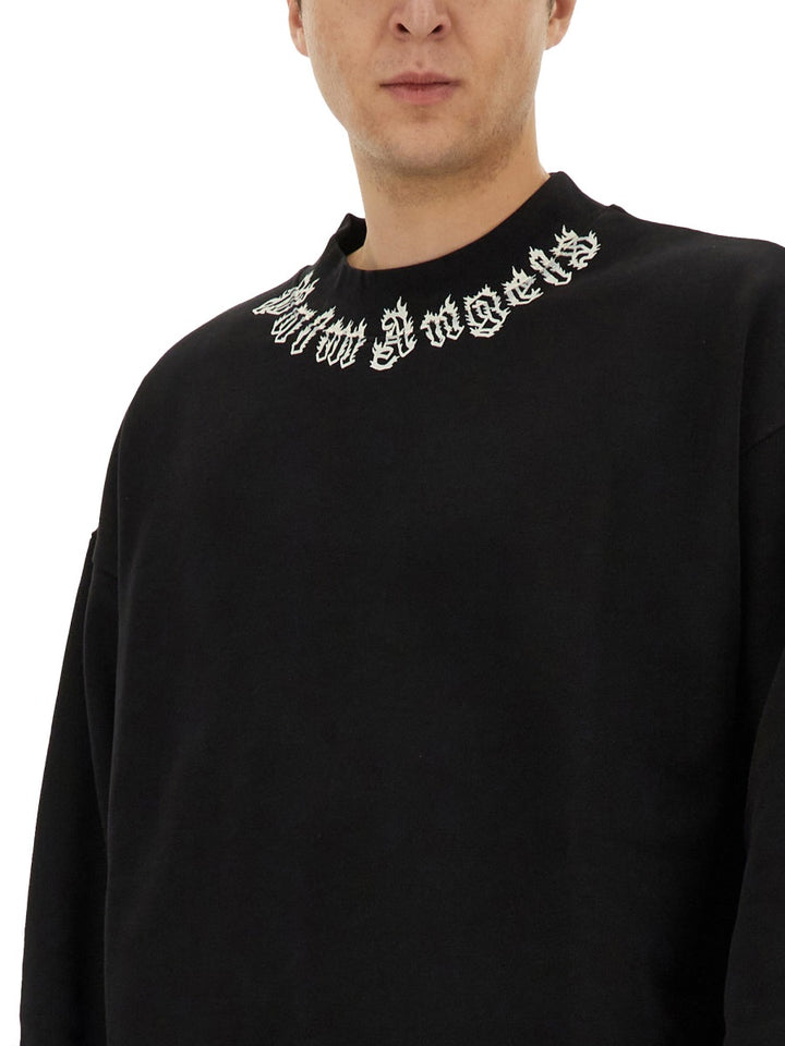 Palm Angels Sweatshirts - Black | Wanan Luxury