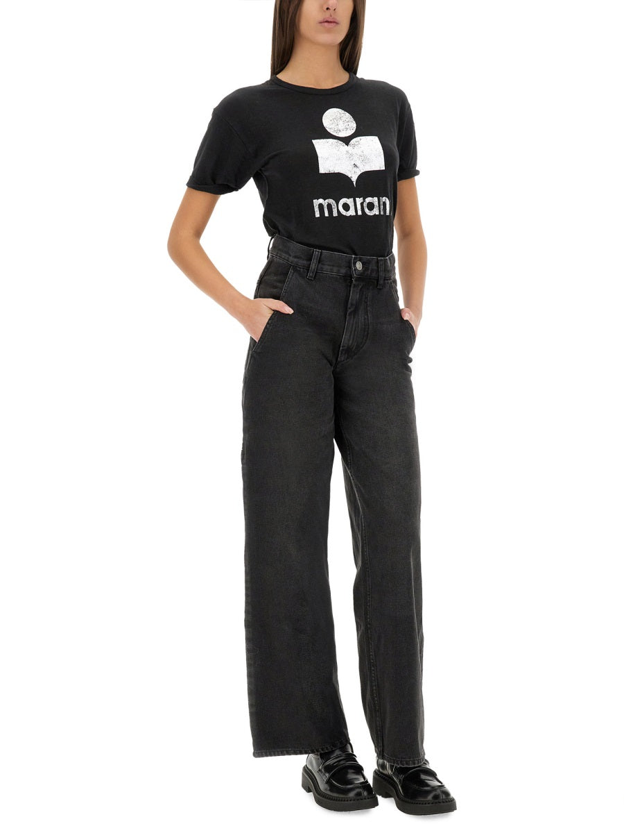 Isabel Marant Etoile T shirts - Black | Wanan Luxury