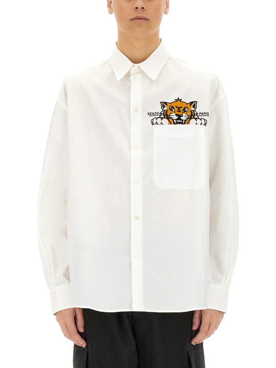"Happy Tiger" Casual Shirt