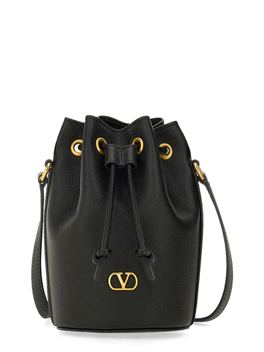 "Vlogo Signature" Mini Bucket Bag