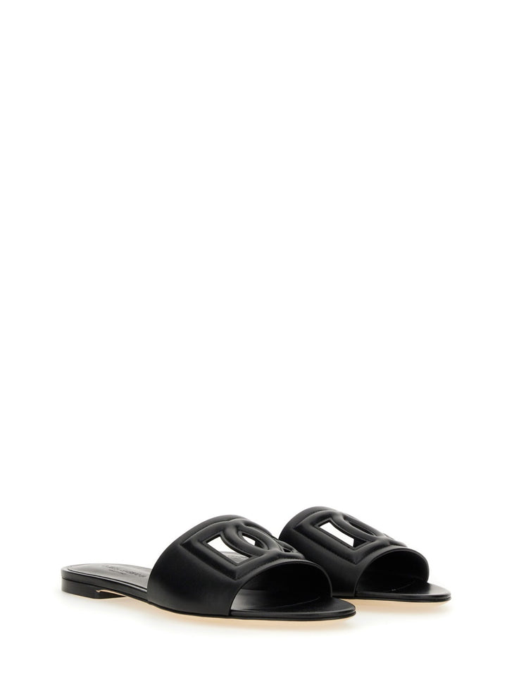 Dolce & Gabbana Sandals - Black | Wanan Luxury
