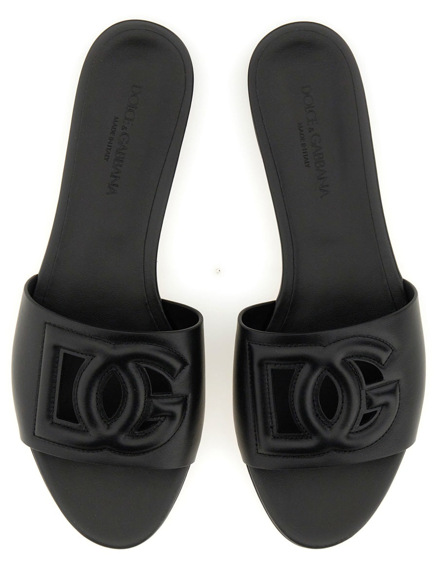 Dolce & Gabbana Sandals - Black | Wanan Luxury