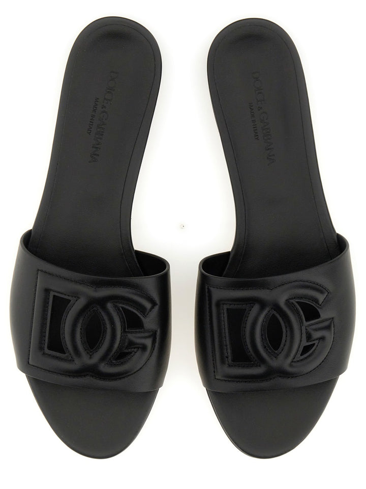 Dolce & Gabbana Sandals - Black | Wanan Luxury