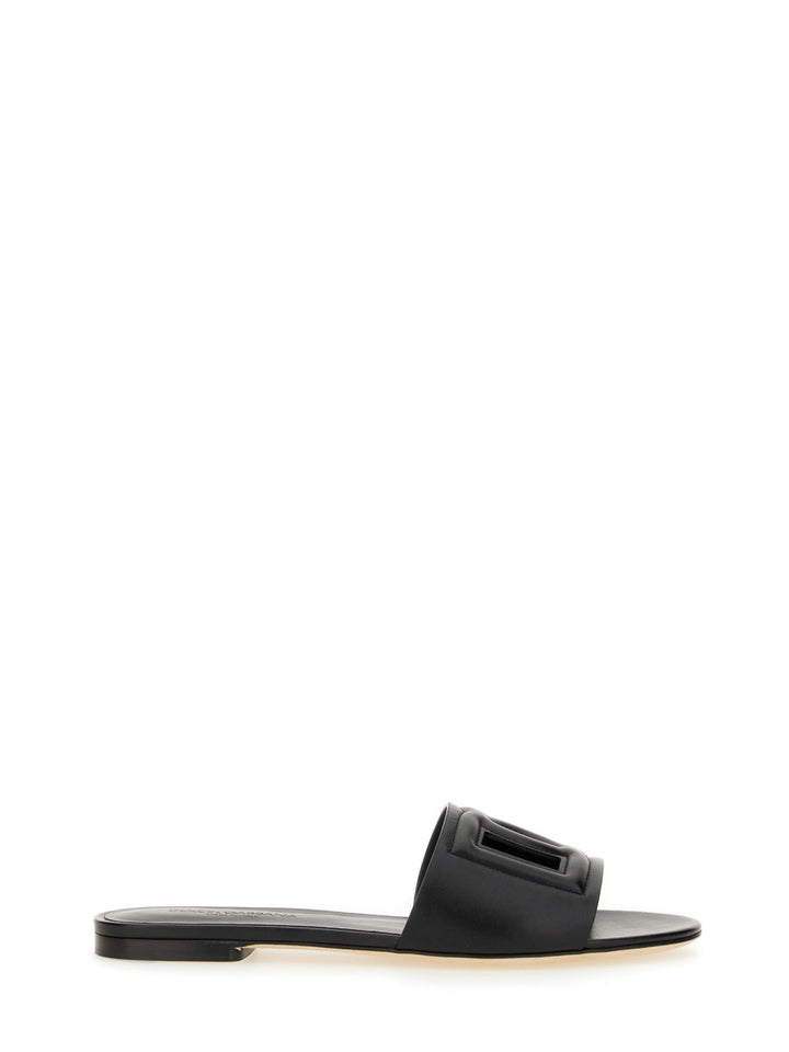 Dolce & Gabbana Sandals - Black | Wanan Luxury